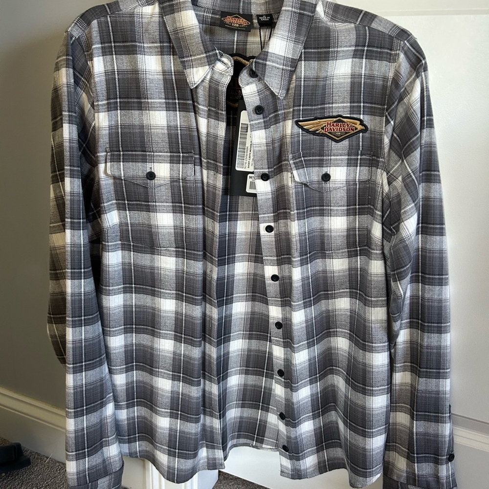 NWT Women's Harley Davidson's flannel size Medium